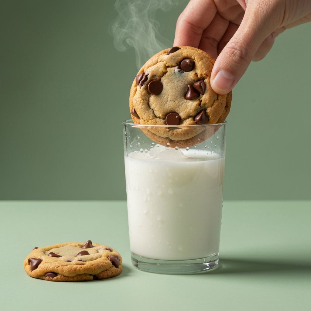 Cookie and milk